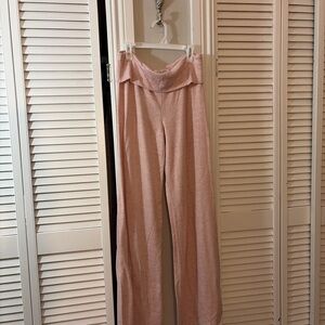 Pink Foldover Lounge Pants